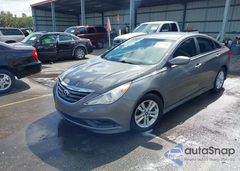 2014 Hyundai Sonata Gls z USA, uszkodzony, nr VIN 5NPEB4AC8EH858892